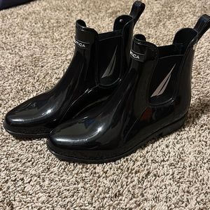 Nautica Rain Boots. Black.